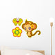 Circus monkey Wall Decal