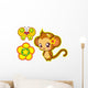 Circus monkey Wall Decal