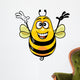 cartoon bee 02 Wall Decal