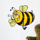 cartoon bee 06 Wall Decal