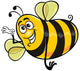 cartoon bee 06 Wall Decal