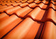 Roof tiles closeup 
