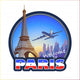 Paris travel Wall Decal