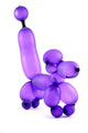 Purple Twisted Balloon Poodle Wall Decal