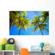 Coconut Palm tree on the sandy beach in Philippines Wall Mural