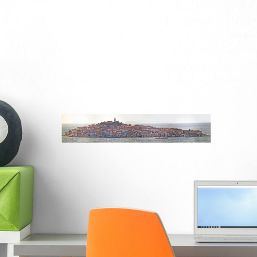 Town of Primosten panoramic view Wall Mural