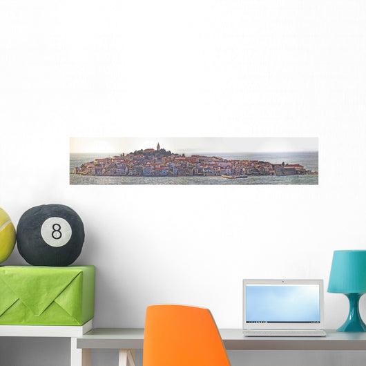 Town of Primosten panoramic view Wall Mural