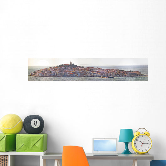 Town of Primosten panoramic view Wall Mural