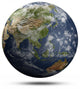 Earth globe - Asia and Oceania 