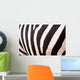 Zebra Pattern Wall Decal Design 1
