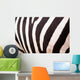 Zebra Pattern Wall Decal Design 1
