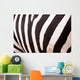 Zebra Pattern Wall Decal Design 1
