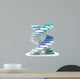 Books forming a DNA spiral 