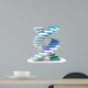 Books forming a DNA spiral 