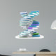 Books forming a DNA spiral 