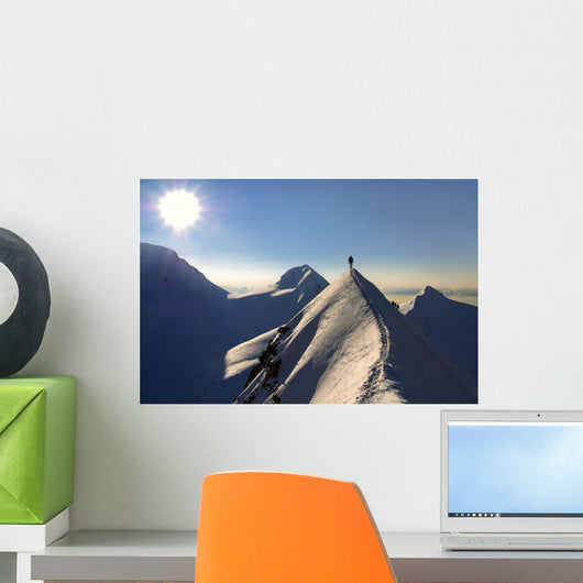Sharp ridge Wall Mural