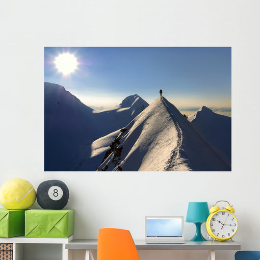 Sharp ridge Wall Mural