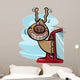 dog in car cartoon illustration 