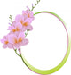 Flower frame. Flower borders, freesia 