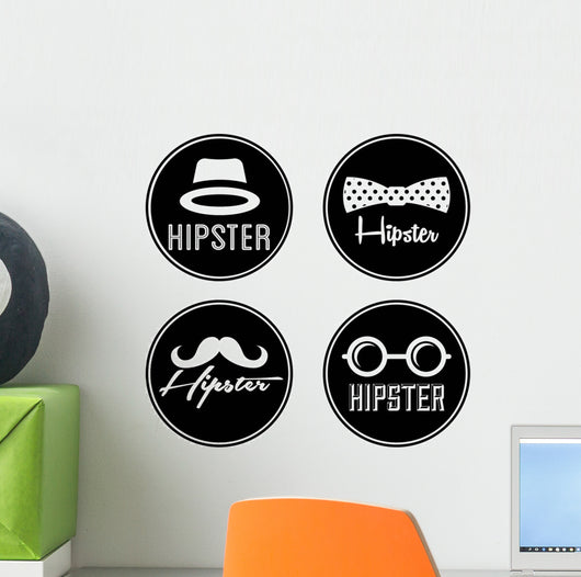 hipster Wall Decal