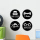 hipster Wall Decal
