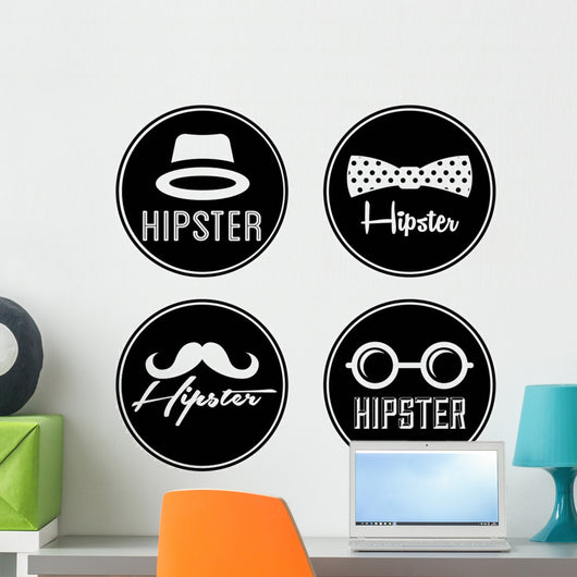 hipster Wall Decal