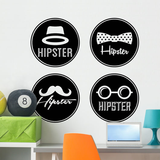hipster Wall Decal