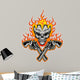 Skull With Guns 