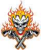 Skull With Guns 