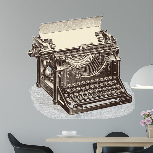 Vintage typewriter used paper sheets  Vintage typewriters, Retro  typewriter, Funny art