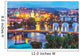 Evening scenery of Prague, Czech Republic Wall Mural