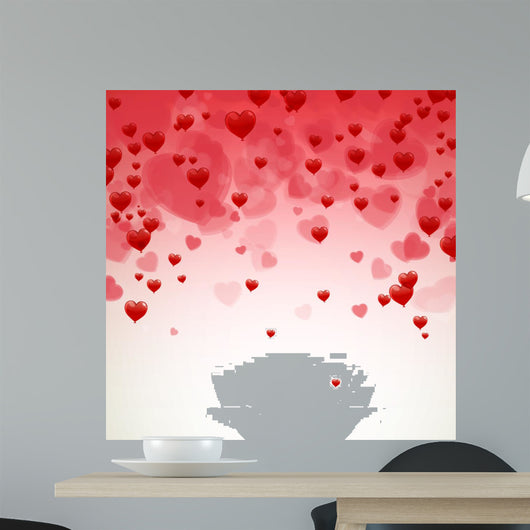 Vector Illustration of a Valentines Day Card 