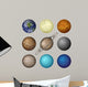Solar System planets and moon, set 