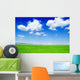 Green Field and Beautiful Wall Decal Design 1