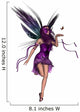 Butterfly Fairy - Purple Wall Decal
