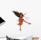 Butterfly Fairy - Orange Wall Decal