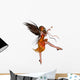 Butterfly Fairy - Orange Wall Decal
