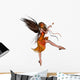 Butterfly Fairy - Orange Wall Decal