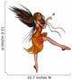 Butterfly Fairy - Orange Wall Decal