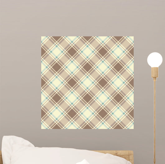 Seamless Check Wall Decal
