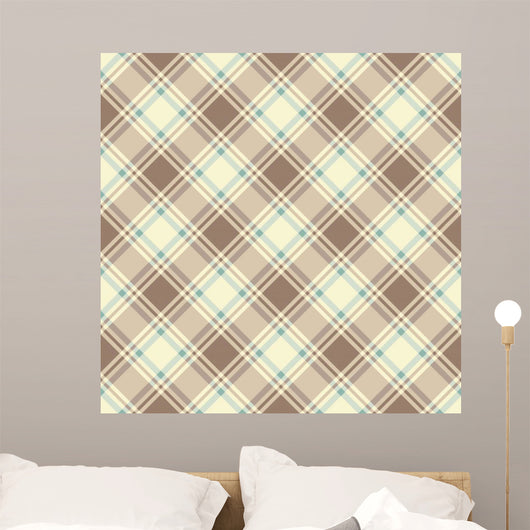 Seamless Check Wall Decal