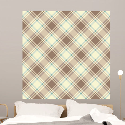 Seamless Check Wall Decal