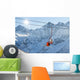 Ski lift Wall Mural