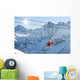 Ski lift Wall Mural