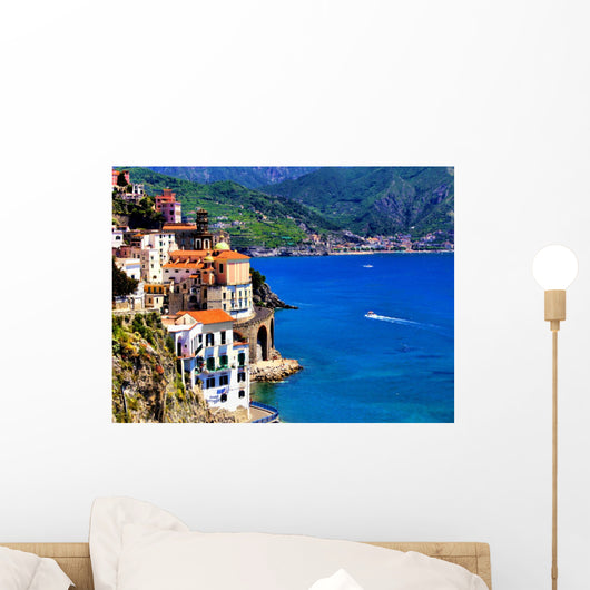 Beautiful village of Atrani along the Amalfi Coast, Italy 