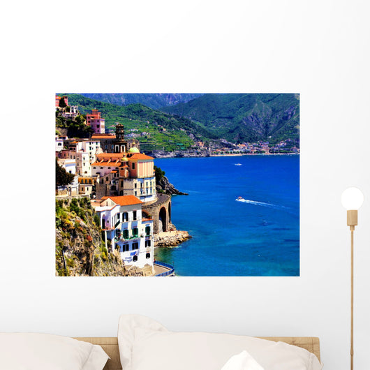 Beautiful village of Atrani along the Amalfi Coast, Italy 