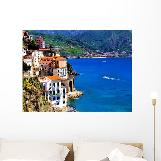 Beautiful village of Atrani along the Amalfi Coast, Italy 