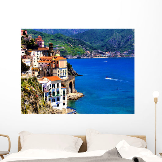 Beautiful village of Atrani along the Amalfi Coast, Italy 