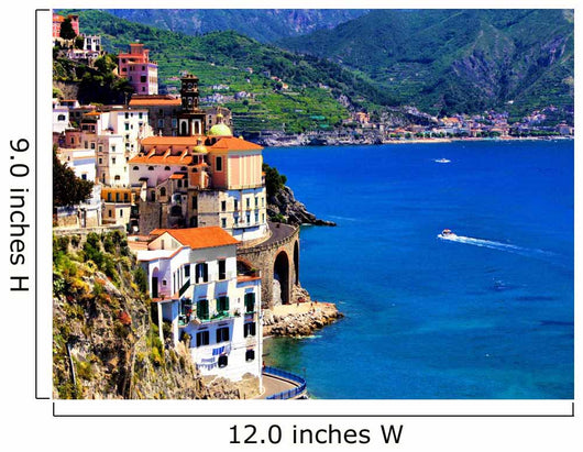 Beautiful village of Atrani along the Amalfi Coast, Italy 