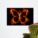 abstract fire butterfly Wall Mural